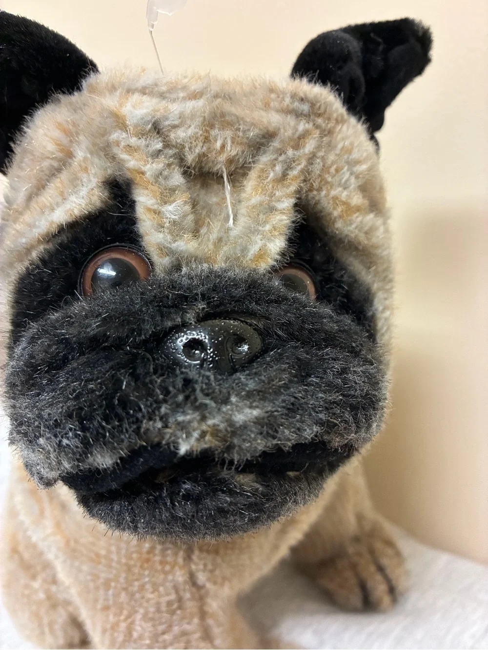 VINTAGE Aurora A&A Plush Pug Dog 11